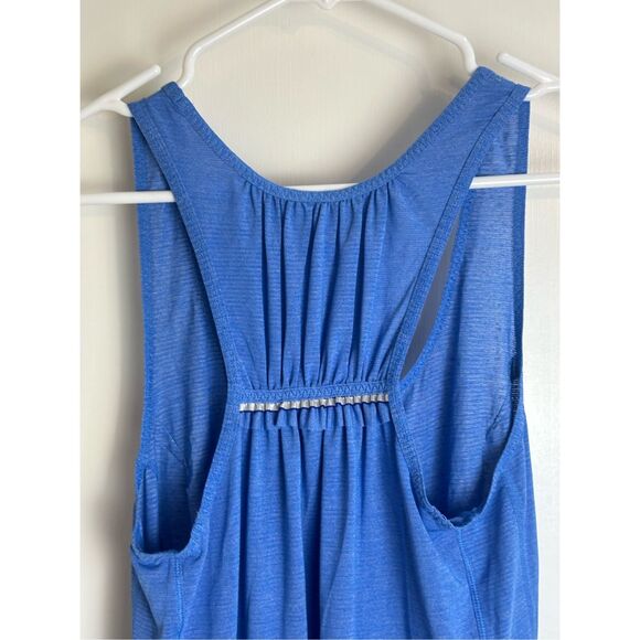 Lululemon NWT size 6 blue silver bullet SL tank top - Picture 8 of 10